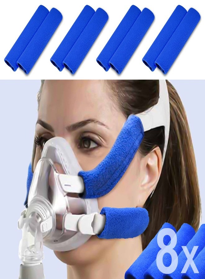 Medihealer 8 Pack CPAP Headgear Strap Covers, Universal and Reusable CPAP Strap Covers, Soft-Fleece Strap Pads for Reduce Red Marks, Great Value Kit Supplies by Medihealer - Image 1